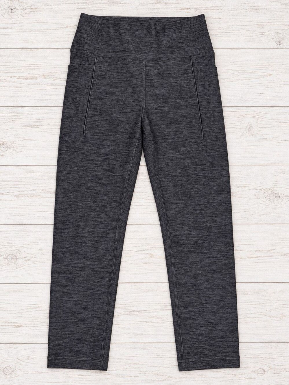 Athletic Works Buttercore Leggings Medium Charcoal High Rise Side Pockets